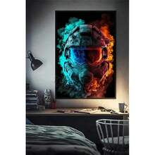 1pc /3pcsWall Arts Posters Optional Frame 80s Retro Funny Monkey Player Gamepad Picture For Gaming Room Living Canvas Painting Print Wall Art Home Decor Aesthetics Poster ,Wall Art With Frame