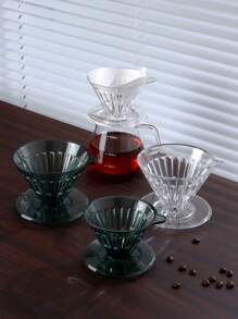 Manual Pour-Over Coffee Filter, Home Drip Filter Cup, V01 & V02 Size Options