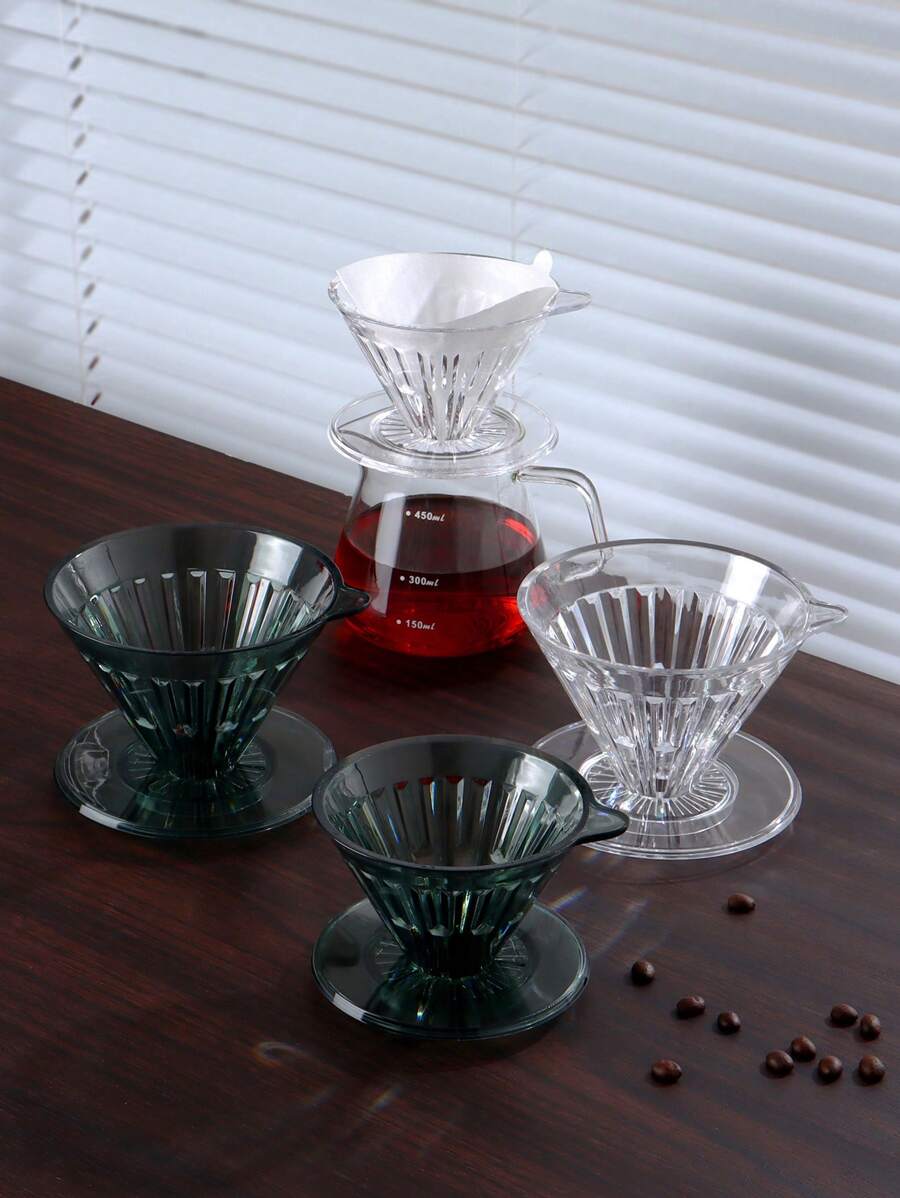 Manual Pour-Over Coffee Filter, Home Drip Filter Cup, V01 & V02 Size Options