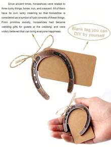 1/5/10pcs Costomized Engraved Lucky Horseshoe Hanger ,With Horseshoe Hanger And Blank Card,Perfect 6th Or 11th Anniversary Gifts,Ideal For Him/Husband, Western Decor, Steel Anniversary Gift For The Couple.Western-Rustic Metal Wall Art Decor-Housewarming