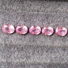 100% Sakura Pink Sapphire Loose Oval Cut Gemstone For Charms Advanced Jewelry Making Materials DIY - Cherry Blossom Pink - View 3