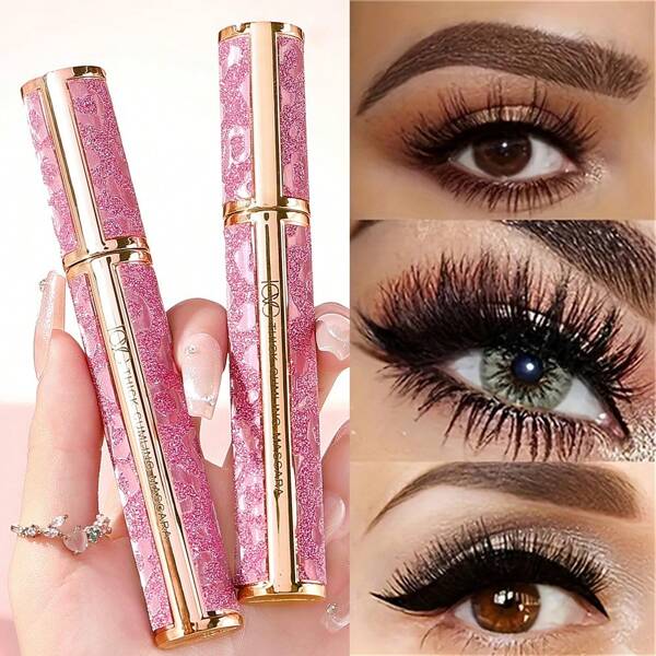 Lengthening, Curling, Volumizing, Waterproof, Smudge-Proof, Sweat-Resistant Long-Lasting Mascara For Intense Lash Effect