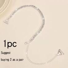 1pc,Women Adjustable Anti-Slip Shoulder Straps, Invisible Bra Strap With Rhinestone, Wide Straps For Backless/Strapless Dresses For Rave - Silver - View 6