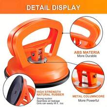 4PCS Dent Puller Car Body Panel Suction Cup Repair Removal Tool Kit Up 200KG - Orange - View 4