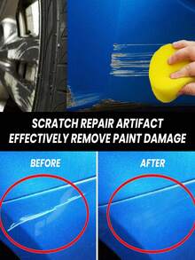rayhong 汽车划痕修复蜡，汽车划痕去除剂，抛光漆面划痕修复蜡，车漆保护抛光防刮保养。它可以修复汽车表面的划痕、日晒损伤和指甲痕迹，清洁汽车表面的氧化层和污渍，恢复汽车光泽，并允许您在家中DIY修复汽车上的各种划痕，节省成本。