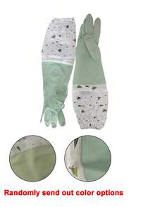 [Reusable] Durable Household Washing Gloves, Long And Thick Kitchen Cleaning Gloves, Waterproof Rubber Gloves For Dishwashing, Laundry And Chores - Multicolor - View 14