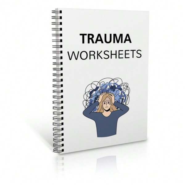 1PC Trauma Healing Worksheet For Adults | Complex PTSD Recovery, Emotional Regulation, Anxiety Relief & Self-Care Tools | Therapy Worksheets For Self-Healing & Mental Health Professionals