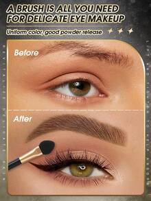 40 piezas Aplicadores de esponja para sombras de ojos de doble cara, pinceles para maquillaje de sombras de ojos - Multicolor - Ver 5