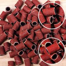 50pcs 80#, 120#, 180# Brown Sandpaper Bands + Electric Nail Drill Bits, Nail Clipper - Multicolor - View 8