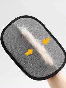 2pcs/1pc Pet Anti-Static Hair Removal Gloves, Cat Hair Remover Brush, Pet Hair Remover Roller For Clothes, Bedding, Sofa, Carpets - Pet Grooming Essential