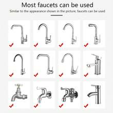 10/20/30 PCS Kitchen And Bathroom Replacement Water Filter Cartridges, 360 ° Rotating Bathroom Sink Filter - No Power Required, Blue And White, Easy To Install Sink Faucet Water Purifier Filter For Kitchen Sink Faucet Water Filter Removes Chlorine Fluoride Heavy Metals