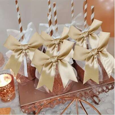 50 piezas de lazos de cinta coloridos para envolver regalos elegantes, arreglos florales impresionantes, decoraciones navideñas festivas, acentos encantadores para bodas, decoración acogedora del hogar, estilo vibrante de la habitación, decoración alegre para fiestas de cumpleaños y decoración llamativa para días festivos para elevar tus celebraciones y crear momentos memorables