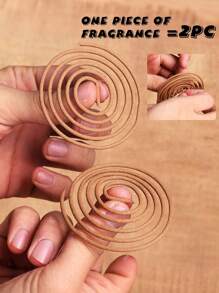 20/40/80 piezas Bobinas de incienso de sándalo natural, Palitos de incienso con aroma a hierba de limón, Aroma multifloral, Fragancia derivada de plantas hecha a mano, Aroma de sándalo de larga duración, Adecuado para decoración del hogar interior, ambientador, campamento, spa, yoga, relajación, todas las estaciones