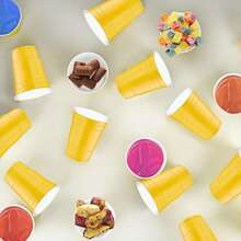 50/40/30/20 st. 50 g blykulsmuggar, minimuggar i glas och plast för födelsedagsfest, provsmakning och provsmakning - Svart - Visa 6