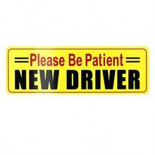 3pcs Multi-Color Student Driver Magnetic Decal, Reflective Magnetic Driver Sign, Removable Beginner Driver Sticker For Car - Multicolor - View 7