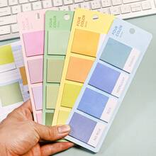 80pcs Gradient Color Sticky Notes, 1 Pack Sticky Note Pads, Square High-Quality Paper, Middle East And Europe Back To School Student Supplies, Record Stickers, Home Supplies, Message Stickers, Office Planning Stickers, Stationery, Learning Supplies, Back To School - one-size - View 4