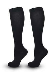 1/6 Pairs Women's & Men's Compression Socks For Cycling Soccer Running Athletic Calf Socks, Cozy - Multicolor - View 29