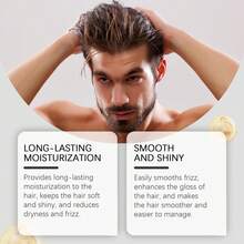 Hoegoa Nourishing Hair Gel Dry And Frizzy Hair Light And Refreshing Smooth Hair Gel - Multicolor - View 3