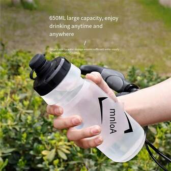 Bicycle Water Bottle, Large Capacity Outdoor Sports Water Cup, Anti-Dust Leakproof Design For Mountain Biking, Hiking
