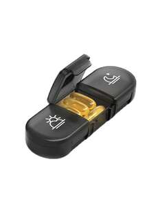 Przenośny organizer na tabletki na 7 dni (7 przegródek + 1 schowek), pudełko na tabletki, stojak na tabletki, butelka na tabletki, organizer na tabletki w kształcie cukierków, pudełko na tabletki, pudełko na tabletki, wielokolorowe pudełko podróżne na tabletki z przegródkami, do organizowania leków na rano/w południe/na noc, 21-przegródkowy czarny organizer na tabletki, przenośne plastikowe pudełko na tabletki - Wielokolorowe - Zobacz 15