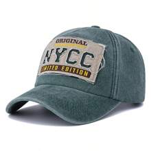 JZML 1pc Unisex NYCC Letter Embroidered Baseball Cap
