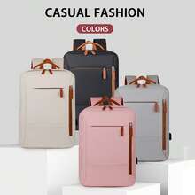 New Fashion Casual Backpack, 40x30x15cm, Laptop Bag For Men And Women, Business Travel, Travel Backpack, School Bag, Multifunctional Computer Backpack, Travel Backpack With Dry And Wet Compartments, Computer Bag For Carrying Laptops - Grey - View 3