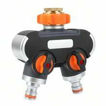 1 PC 2 Way Splitter Irrigation Adapter Water Tap Connector Garden Hose Pipe Connect Adjustable - Multicolor - View 11