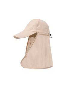 1pc Summer Outdoor Quick-Dry Bucket Hat With Neck Cover For Men, Fishing, Hiking, Sun Protection - A - View 7