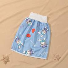 1pc Waterproof Potty Training Skirt, Hidden Snap Design, Breathable Absorbent Diaper Shorts, Suitable For Baby Boys And Girls, High Waist Underwear, Baby Diaper Skirt Leak-Proof Training Pants, Help Baby Get Rid Of Diapers, Suitable For 4-8 Year Old Children To Use At Night (Random Color) - Multicolor - View 20