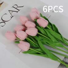 3 PCS Tulips Artificial Flowers, Home Decoration, Living Room Artificial Flowers For Bedroom Decoration, Fake Plants, Autumn Interior, Room, Desk, Garden Decoration, Valentine's Day Gifts