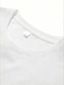Women's Basic Duck T-Shirt Workout Cotton Shirt Fashion Blogger - Màu Tím - Xem 4