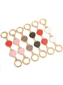 Strawberry Heart Bag Strap Extension Chain, Replacement Underarm Bag Chain, Metal Shoulder Strap Extension Accessory