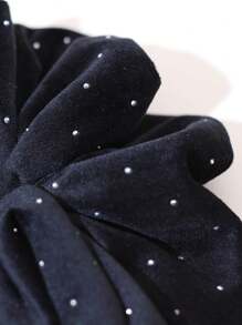 1pc Velvet Crystal Hair Band, Elegant Retro Hair Accessory, Suitable For Various Occasions, Hair Tie ,Hair Accessories, Scrunchy Hair Ties