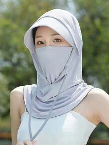 1 Piece Face Mask, Hat, & Arm Sleeve Set, Neck Protective Gear For Outdoor Activities Like Hiking, Climbing, Fishing, Cycling Ski Masks
