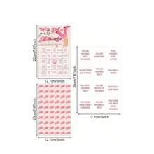 Bachelore Party Bingo Game, Nash Bash Let's Go Bachelore Party Games For Adults, Bridal Shower Games, Engagement Party Games, Bachelore Party Decorations 24 Players Bingo Game Bridal Shower Game,Christmas