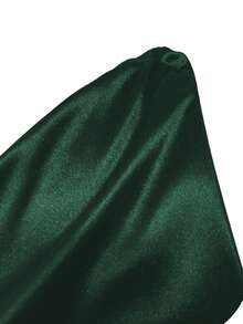 新款性感露背细肩带荷叶边修身迷你连衣裙，适合酒吧、派对、度假派对等场合。 - 橄欖綠 - 查看 7