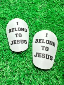 10 X 6cm PBT Material Detachable Mini Soccer Shin Guards, Lightweight Design To Aid Youth Football Training