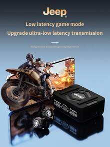 JEEP EW130 Fones de ouvido sem fio com clipe de ouvido e controle por toque para chamadas HD com microfone Fones de ouvido esportivos