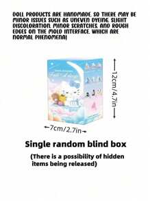 Sanrio 1pc About 7-10cm New Blind Box Play Hand Office Table Decoration Safely Sleep Series Hand Office Doll Male And Female Gift Doll Collection Blind Box Doll, Random Suitable For A Variety Of Holiday Gifts (Some Goods Have Defects, Perfectionists Caution, Packaging Boxes Due To Different Production Batches Will Be Different)