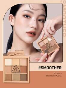 3CE 九宫格哑光亮底色日常淡妆眼影橙棕色女生的礼物 - #Smoother - 查看 2