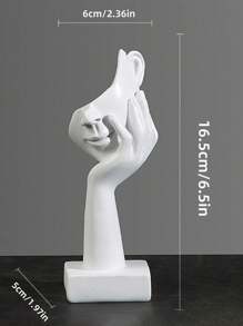 1 Stück nordischer Stil abstraktes menschliches Gesichtsmaske Skulptur, Harzornament Kunsthandwerk geeignet als Fotorequisite, Kunstdekoration, Café, Innen-/Außendekoration, Büroeingang