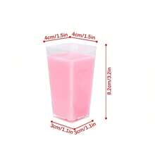 60pcs/Set Dessert Cups, Suitable For Dessert, Milk, Juice, Pudding, Ice Cream, Jelly - Ideal For Weddings, Parties, Holidays And Home Decor