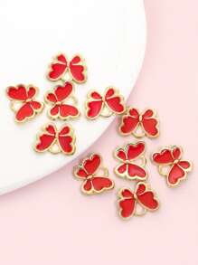 10pcs Cute Vibrant Candy Color Butterfly Charms - Perfect For Girls Jewelry Making, Fashion Necklace, Bracelet, Earrings, Keychain, Phone Chain & & Other Hanging Decorations DIY Multicolor Butterfly-Shaped Accessories - Ideal For Spring Summer Dressing Accessory