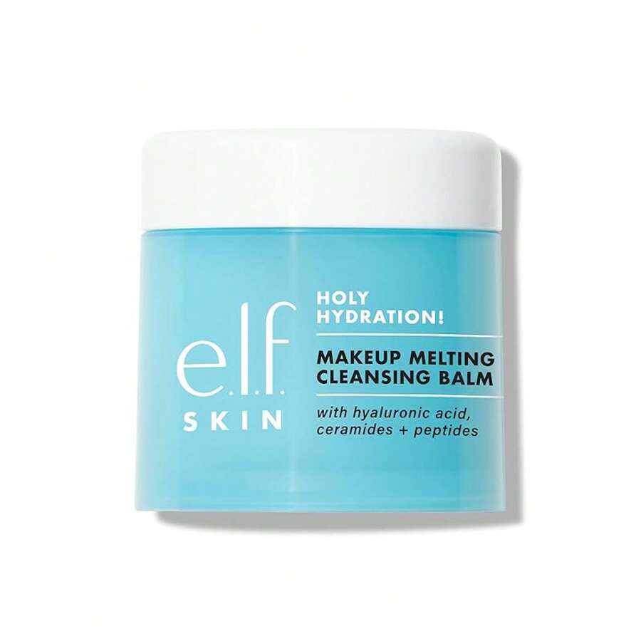 . SKIN Mini Holy Hydration! Makeup Melting Cleansing Balm, Face Cleanser & Makeup Remover, Infused With Hyaluronic Acid To Hydrate Skin, 0.45 Oz