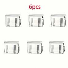 Transparent Seamless Leg Clip - Invisible Adjustable Leg Fixing Clip To Prevent Dragging, Plastic Sewing And Weaving Supplies For Trimming Hems, Smooth Fabric Accessories, Modern Design