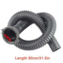 5pcs 1/2/3 Meters Extra Large Thick Extension Tube, Universal Multi-Size Outlet Water Hose, Washing Machine Drain Hose, Multi-Head Drain Hose For Dishwasher, Washing Machine Drain Pipe Extension