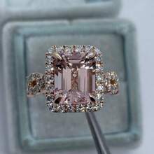 1 buc Inel de damă la modă, Inel din aliaj de zirconiu încorporat, stil luxos și elegant, potrivit pentru Ziua Îndrăgostiților, vacanță, naveta, întâlniri, petrecere, nuntă, logodnă, cadou pentru soție, iubită, ziua de naștere a mamei, aniversare, Anul Nou