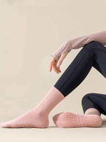 3/5/8 Pairs Of Yoga Fitness Sports Colorful Socks Women's Pilates Mesh Breathable Non-Slip Grip Socks For Dance Yoga Fitness Running