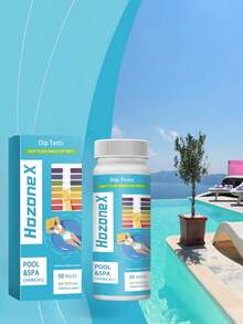 一盒50片泳池三合一PH测试纸。该测试纸可对泳池水质进行准确、简便的检测。 - 彩色 - 查看 6