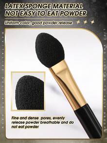 40 piezas Aplicadores de esponja para sombras de ojos de doble cara, pinceles para maquillaje de sombras de ojos - Multicolor - Ver 4